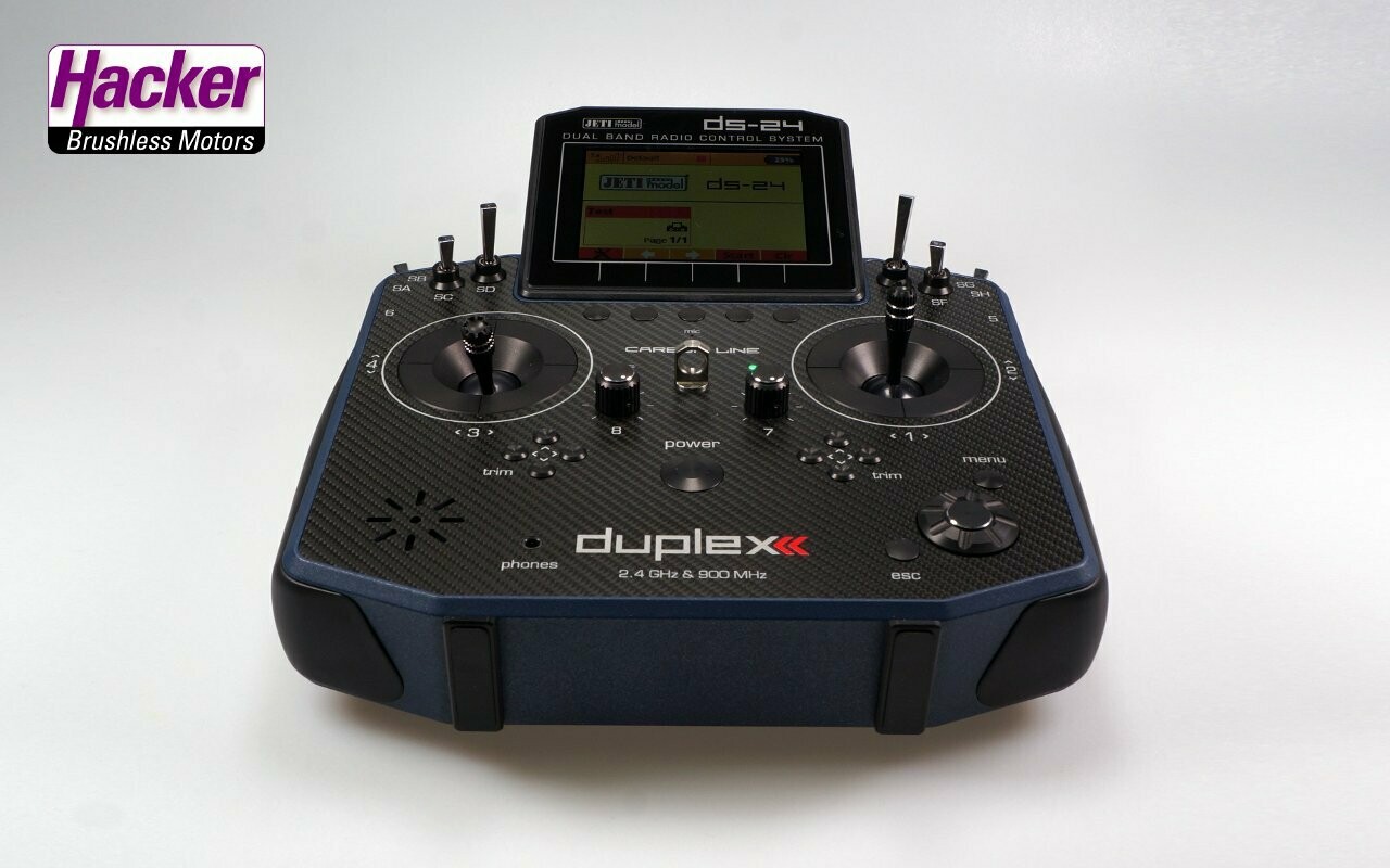 Handsender DS-24 Carbon Line Dark Blue Multimode
