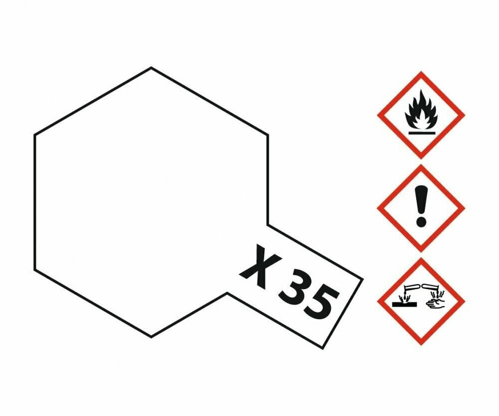 X-35 Klarlack seidenmatt 10ml Acryl