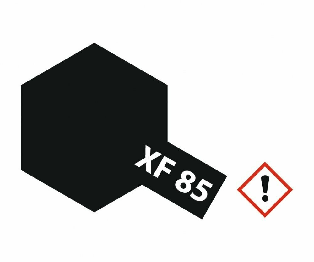 XF-85 Gummi-schwarz matt 10ml Acryl