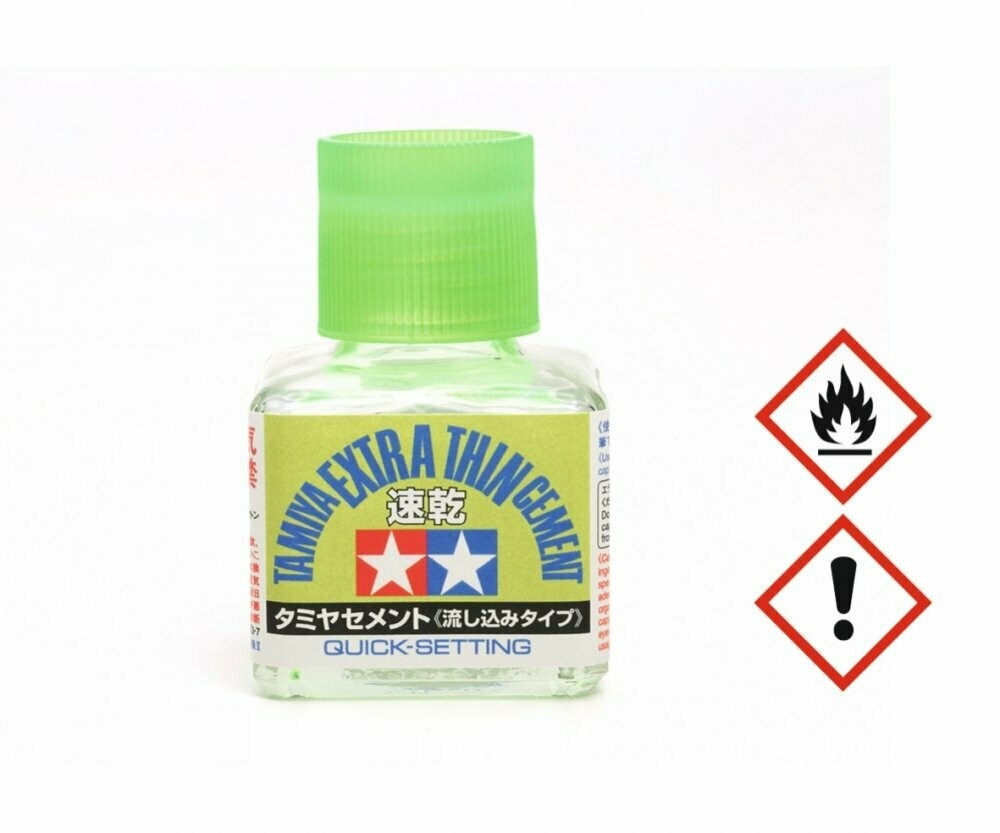 Plastikkleber 40ml Quick extrad. Tamiya