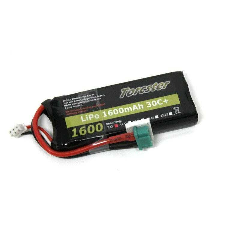 Torcster LiPo 1600mAh 2s1p 7,4V 30C+