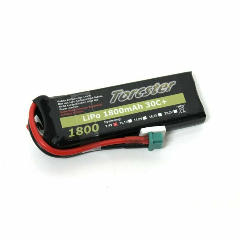 Torcster LiPo 1800mAh 2s1p 7,4V 30C+