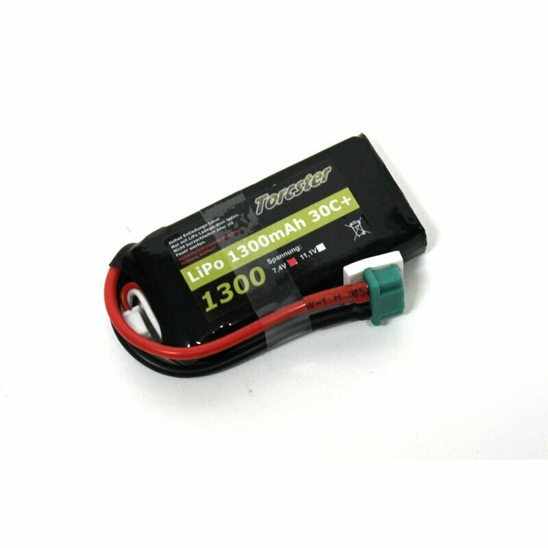 Torcster LiPo 1300mAh 2s1p 7,4V 30C+