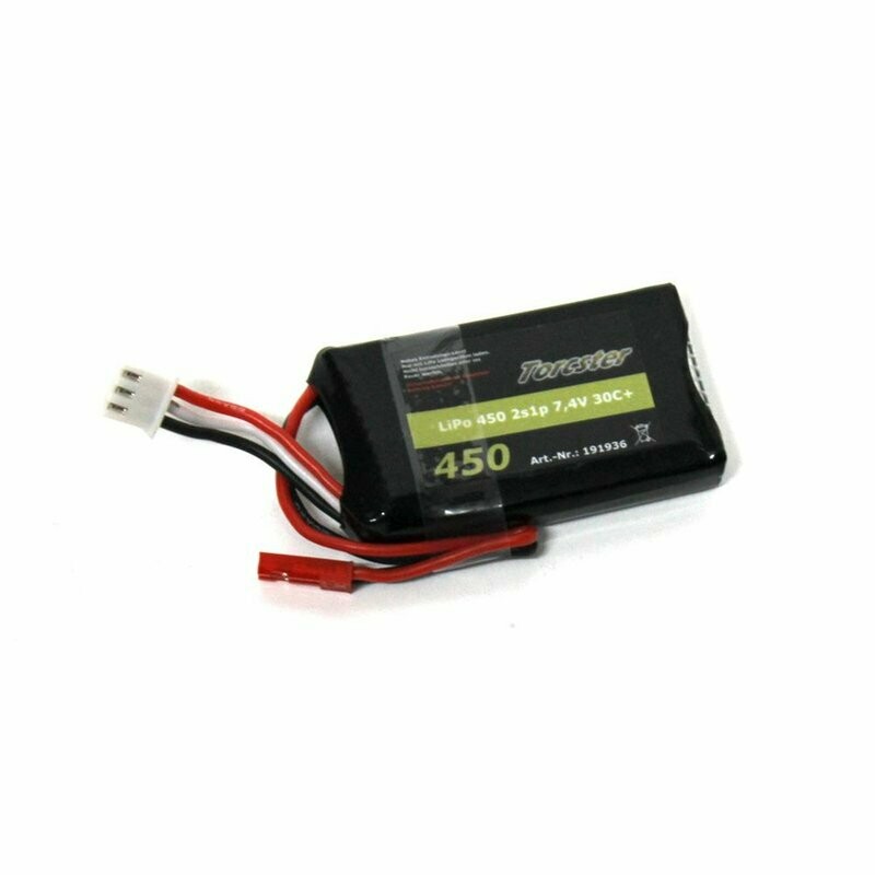 Torcster LiPo 450mAh 2s1p 7,4V 30C+