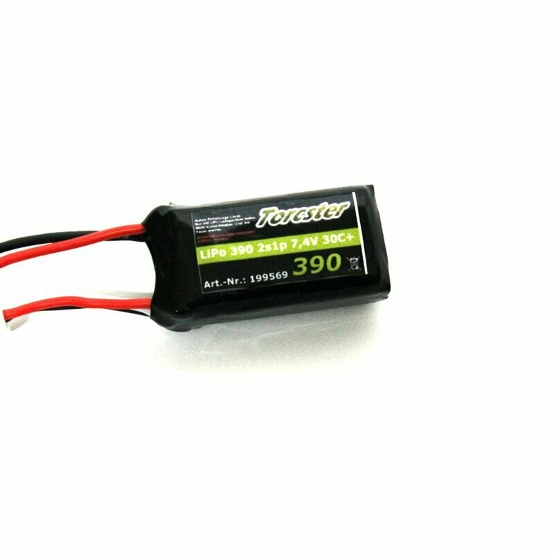 Torcster LiPo 390mAh 2s1p 7,4V 30C+