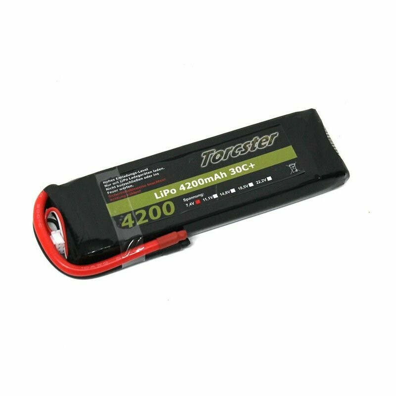 Torcster LiPo 4200mAh 2s1p 7,4V 30C+