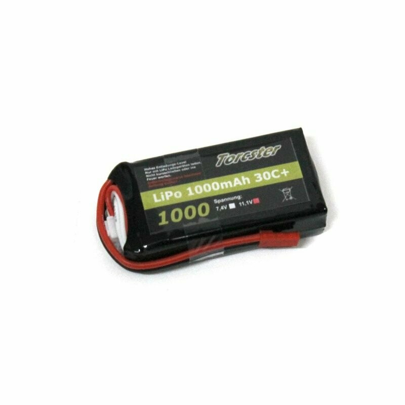 Torcster LiPo 1000mAh 3s1p 11,1V 30C+