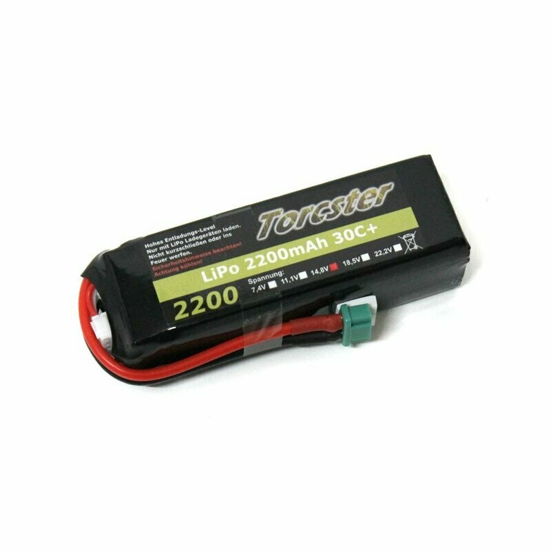 Torcster LiPo 2200mAh 4s1p 14,8V 30C+