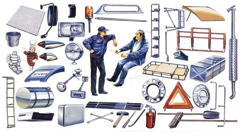 1:24 Truck Shop Accessories