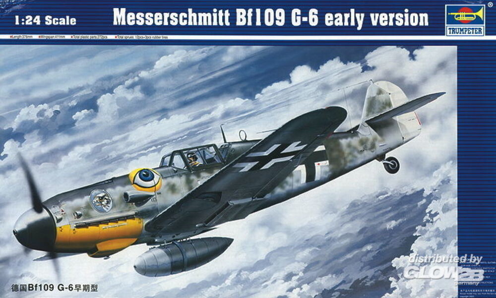 Messerschmitt Bf 109 G-6 frühe Version in 1:24