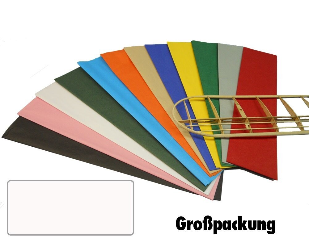 Bespannpapier weiß 18g/qm 51x76 cm