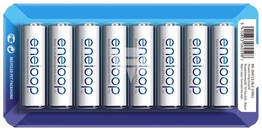 eneloop Mignon Akku BK-3MCCE/1LE
Ni-MH 1,2V / 2000mAh