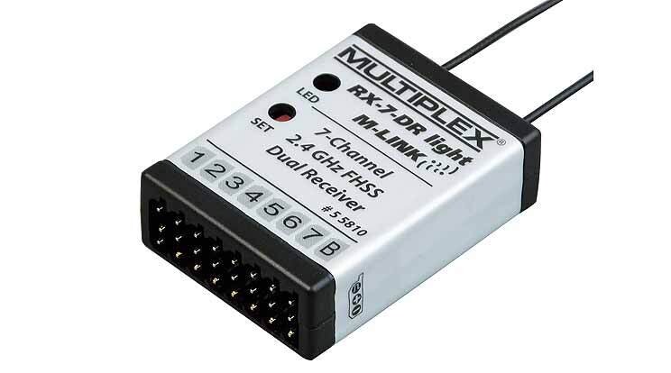Multiplex Empfänger RX-7-DR light M-LINK 2,4 GHz