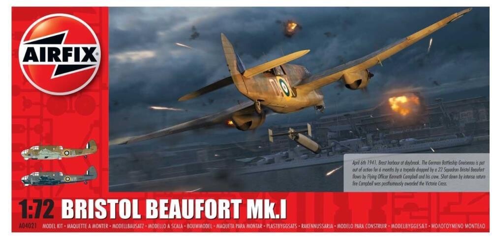 Bristol Beaufort Mk.1 in 1:72
