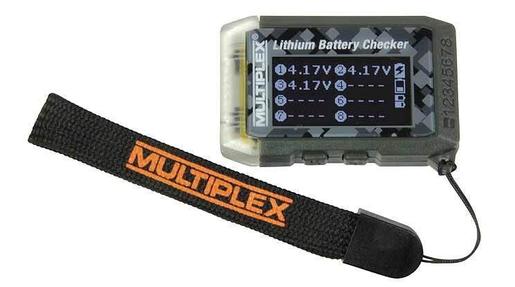 Multiplex Lithium Battery Checker u.Modellfinder Multiplex Lithium Battery Checker u.Modellfinder