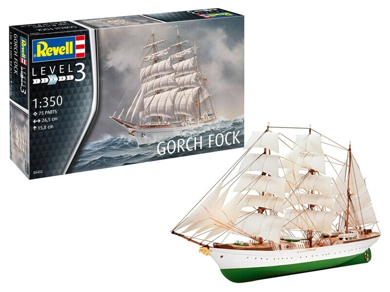 Gorch Fock Maßstab 1:350