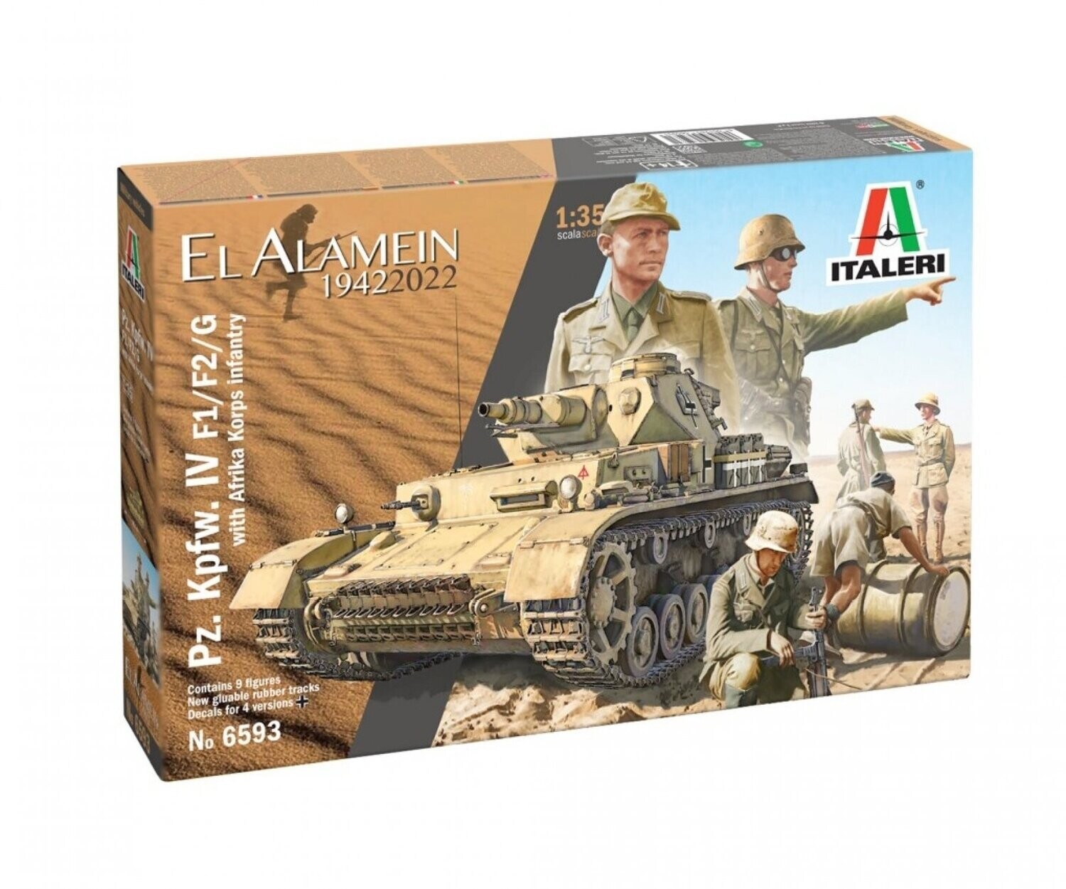 Dt. Pzkpfw.IV F1/F2/G mit Figur in 1:35