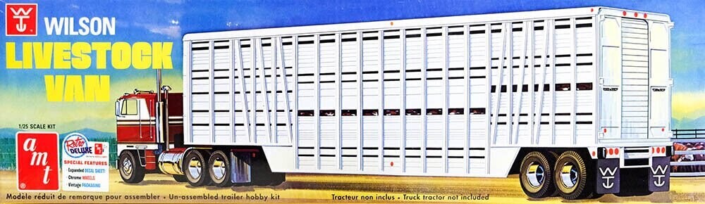 Wilson Livestock Van Trailer 591106 Maßstab 1:25