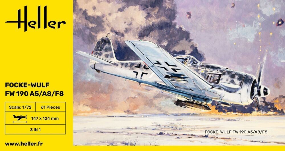 Focke Wulf FW 190 A5-A8-F8 in 1:72