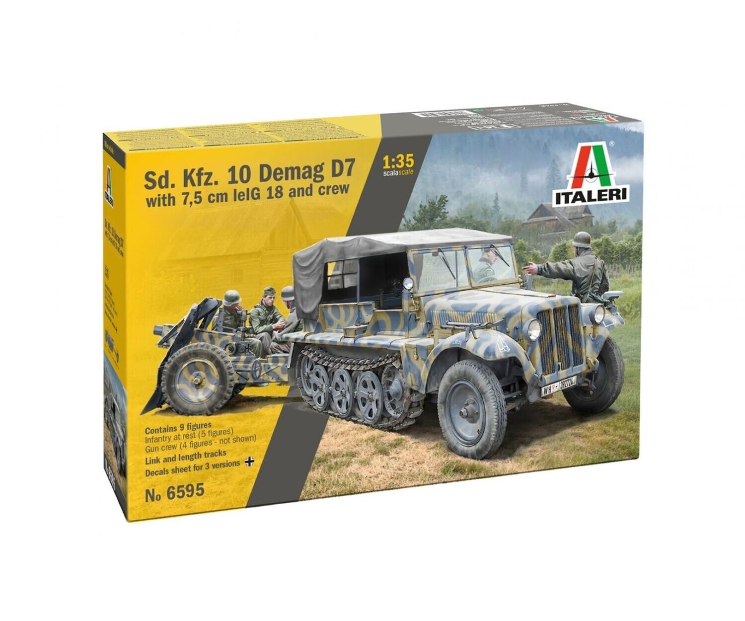 1:35 Dt. Sd. Kfz. 10 Le. IG18 m.