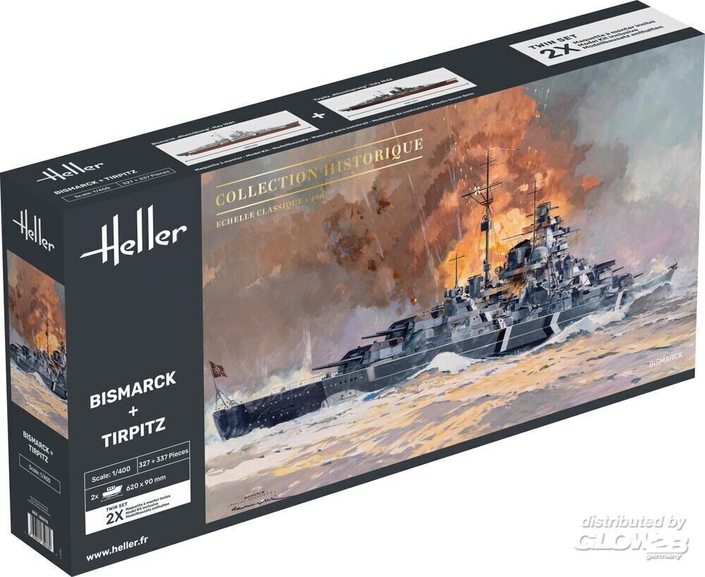 Bismarck + Tirpitz Twinset in 1:400 1000850780