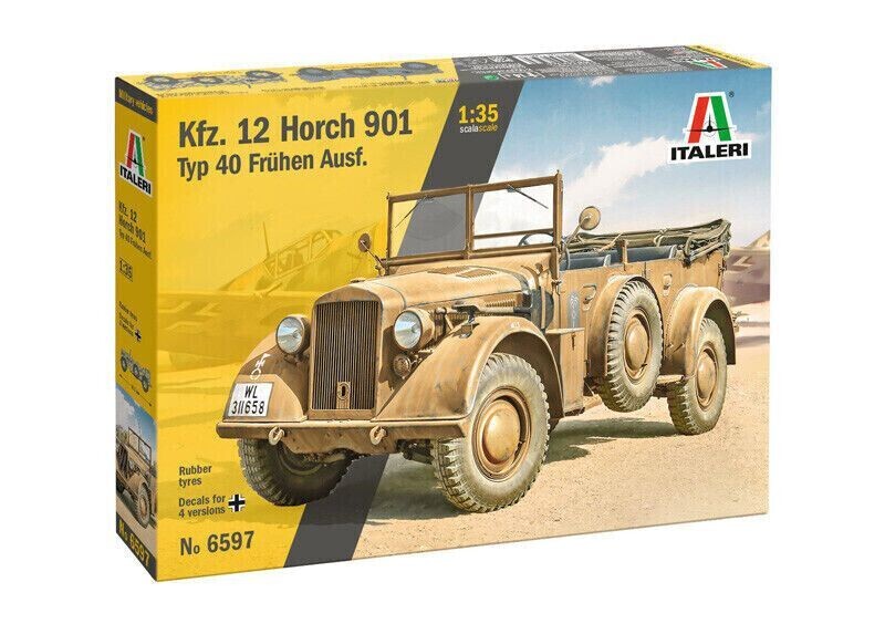 Kfz. 12 Horch 901 typ 40 von Italeri in 1:35