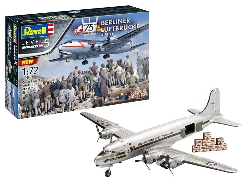 DC-6 DC-6 "Berliner Luftbrücke" Geschenkset Maßstab 1:72