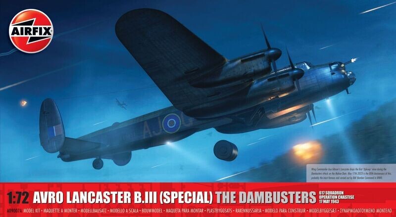 Avro Lancaster B.III The Dambusters in 1:72 A09007A Avro Lancaster B.III The Dambusters in 1:72 A09007A