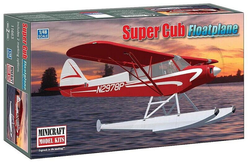 Piper Super Cub Maßstab 1:48