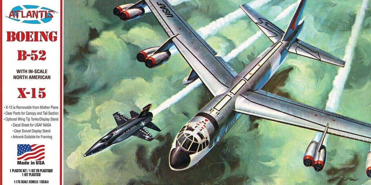 Boeing B-52 und X-15 in 1:175