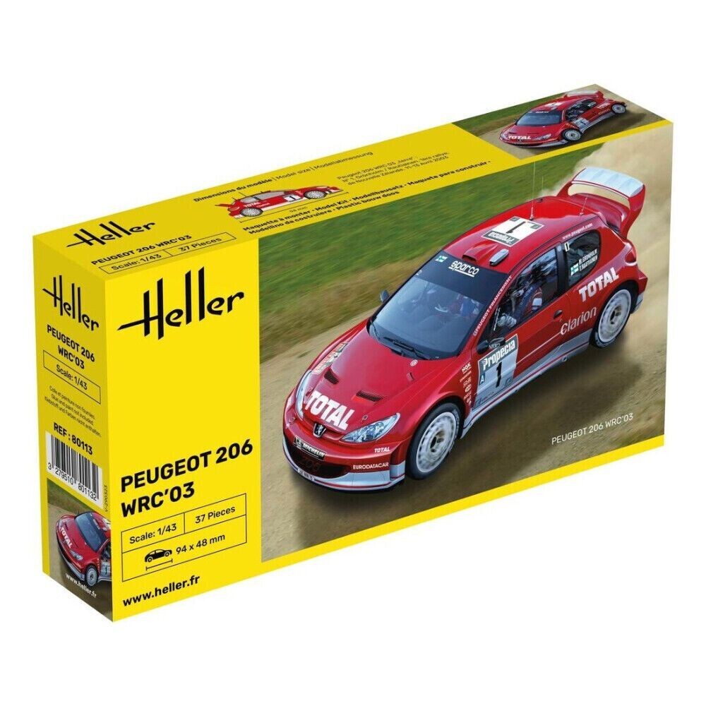 Peugeot 206 WRC ´03 in 1:43