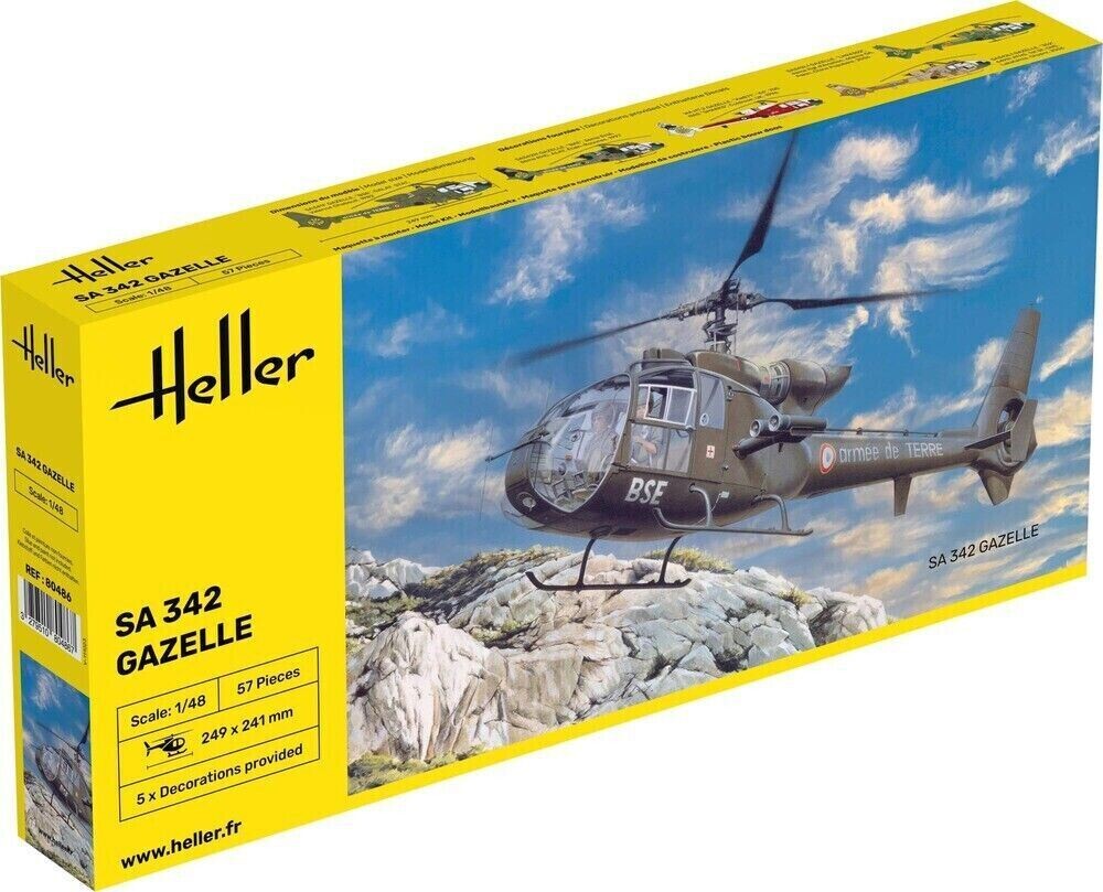 SA 342 Gazelle Maßstab 1:48