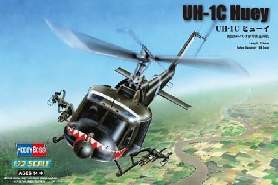 UH-1C Huey in 1:72