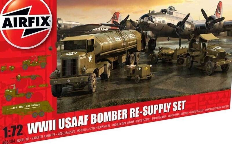 USAAF 8th Airforce Bomber Resupply Set in 1:72