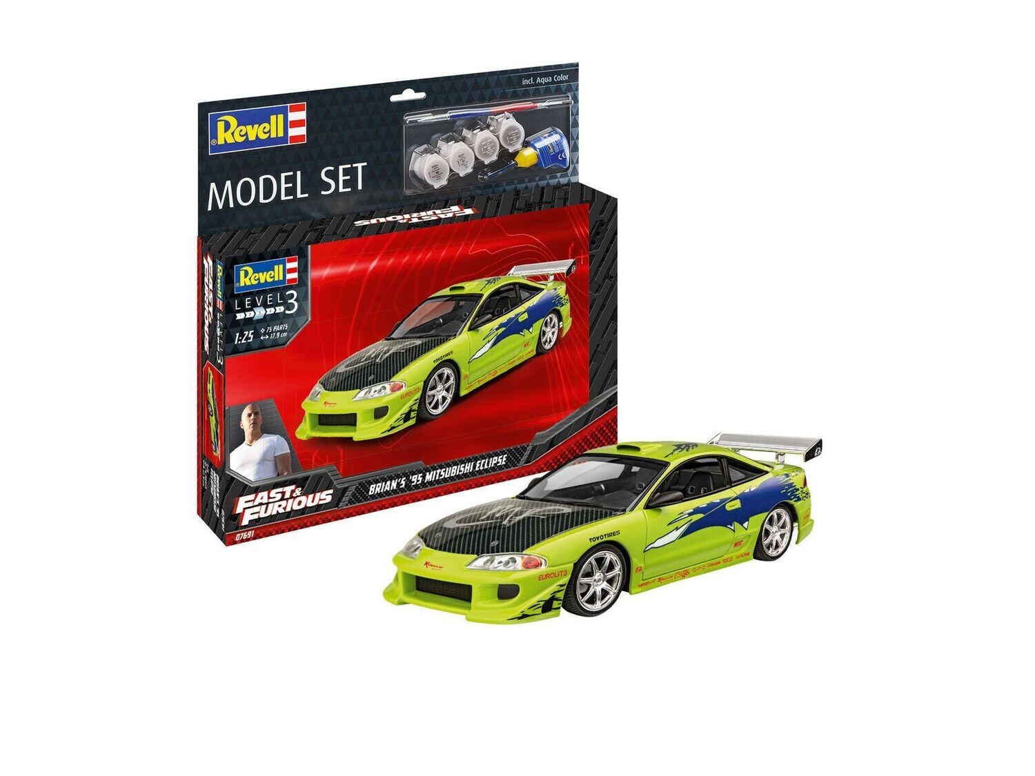 Model Set Fast & Furious - Brian´s 1995 Mitsubishi Eclipse