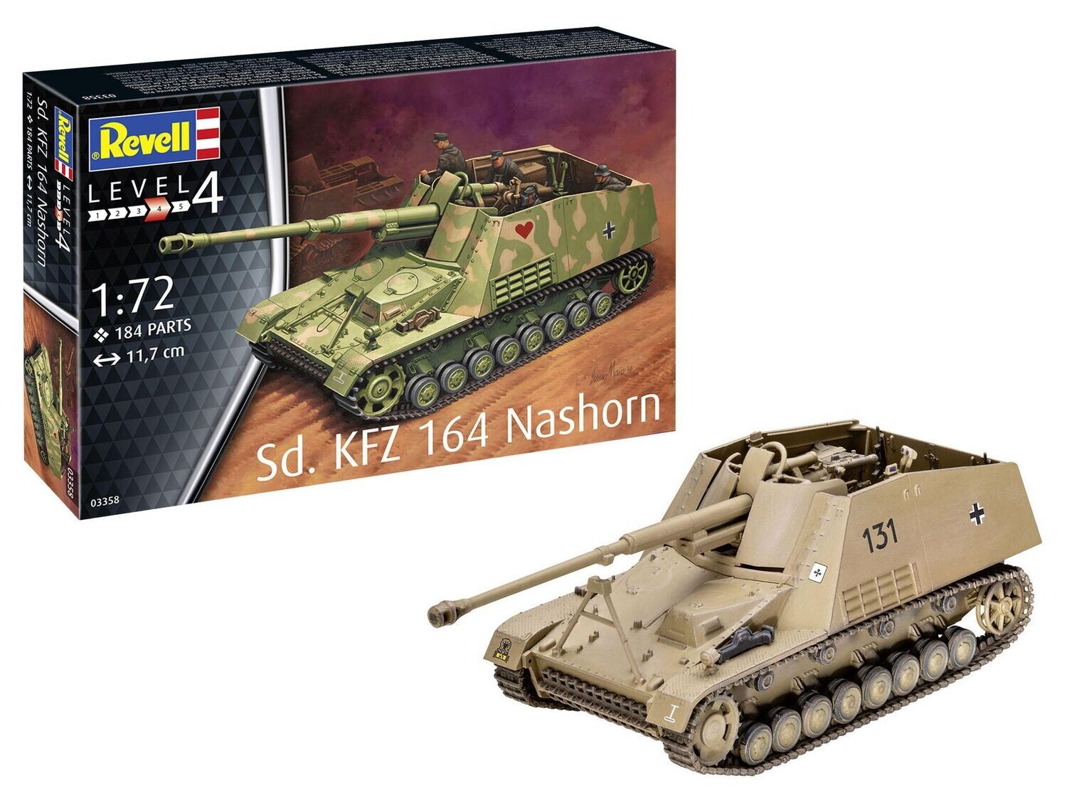Sd, Kfz. 164 Nashorn in 1:72