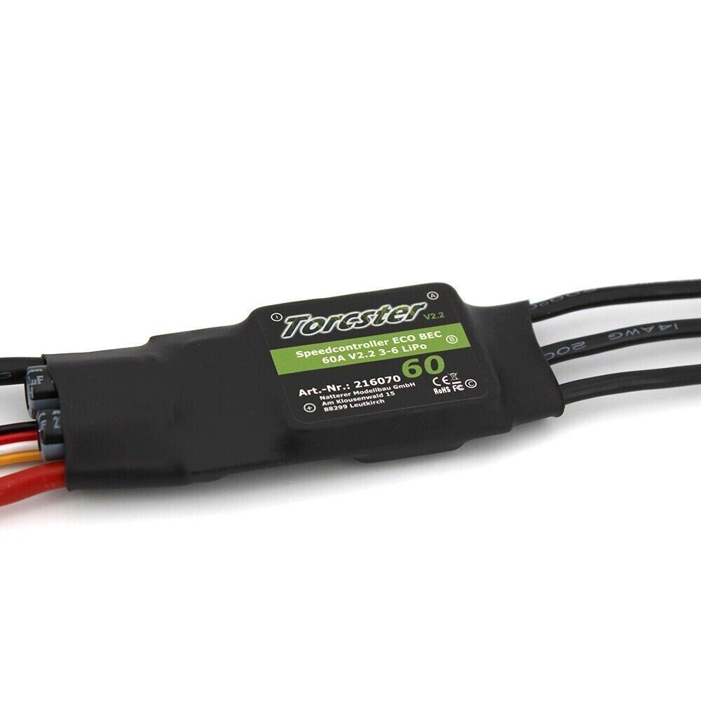 Torcster Speedcontroller ECO BEC 60A V2.2 Brushless