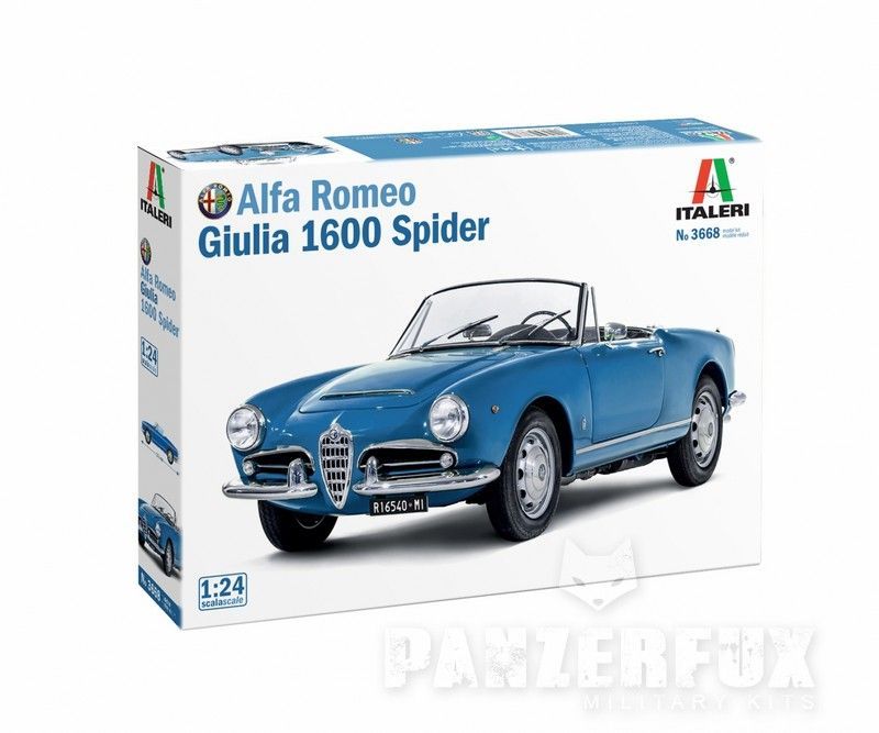 Alfa Romeo Guilia 1600 Spider Maßstab 1:24
