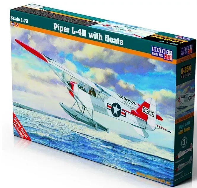 Piper L-H4 with Floats PA-18 in 1:72 / D-254