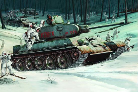 T-34/76 Soviet Tank 1942 in 1:16 / 00905