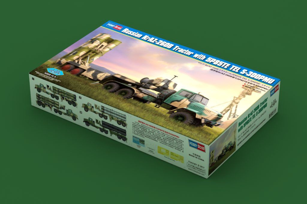 Russian KrAZ-260B Tractor w. 5P85TE TEL in 1:35 / 85511