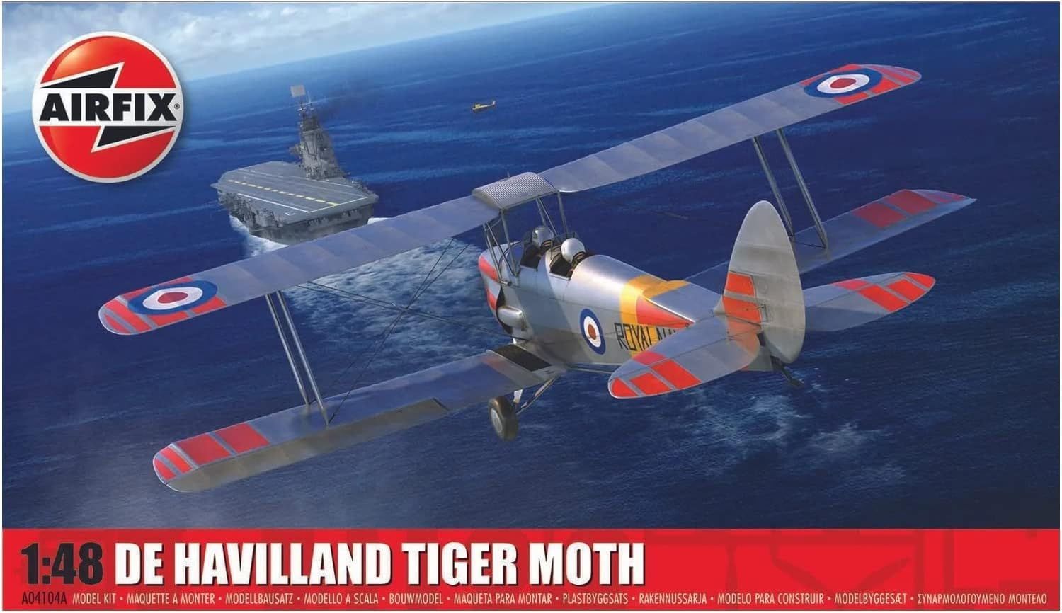 De Havilland Tiger Moth in 1:72 A04104A