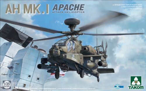 AH-64E Apache Guardian Attack Helicopter in 1:35 TAK2602