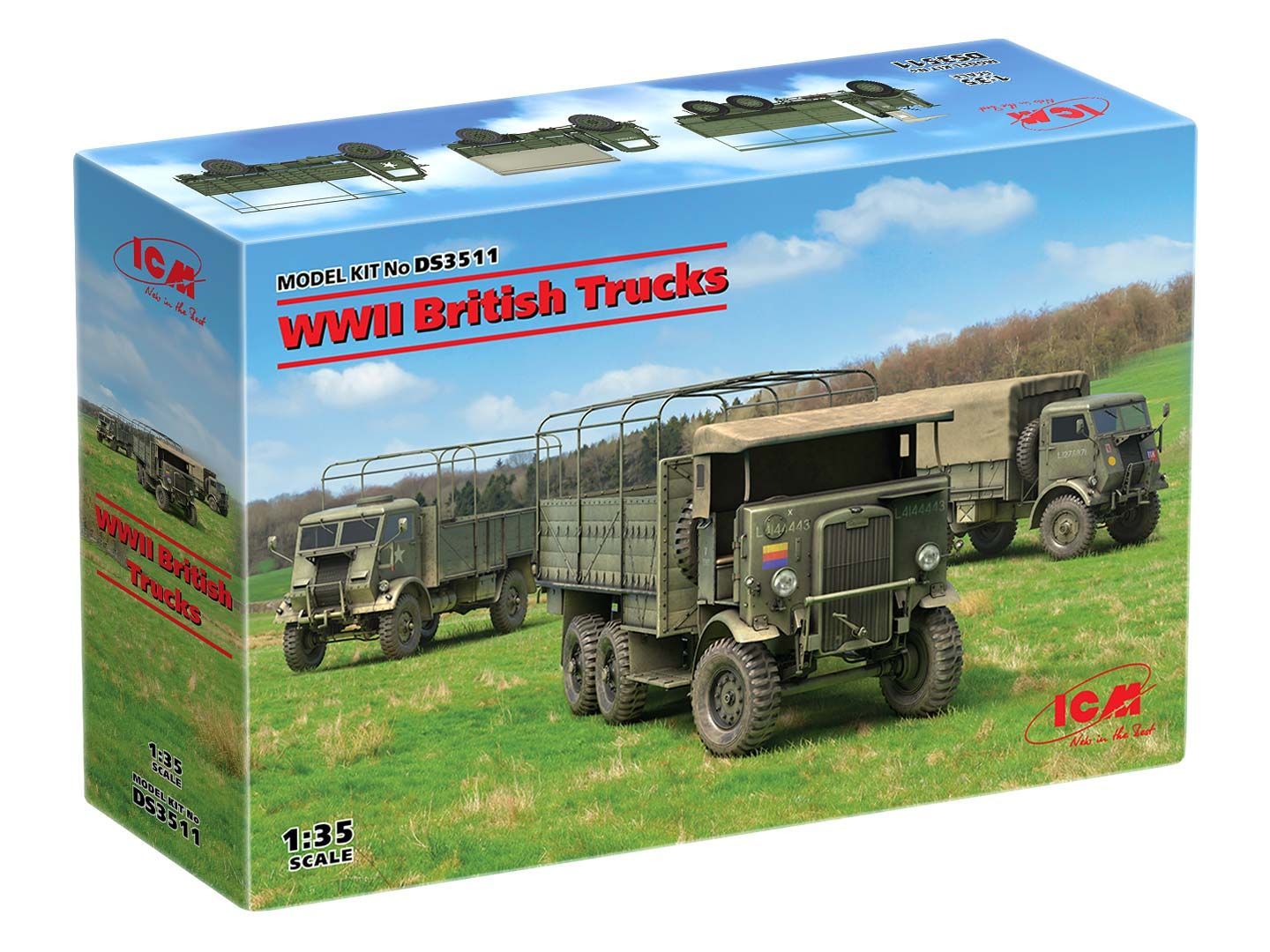 WWII British Trucks in 1:35 / DS3511