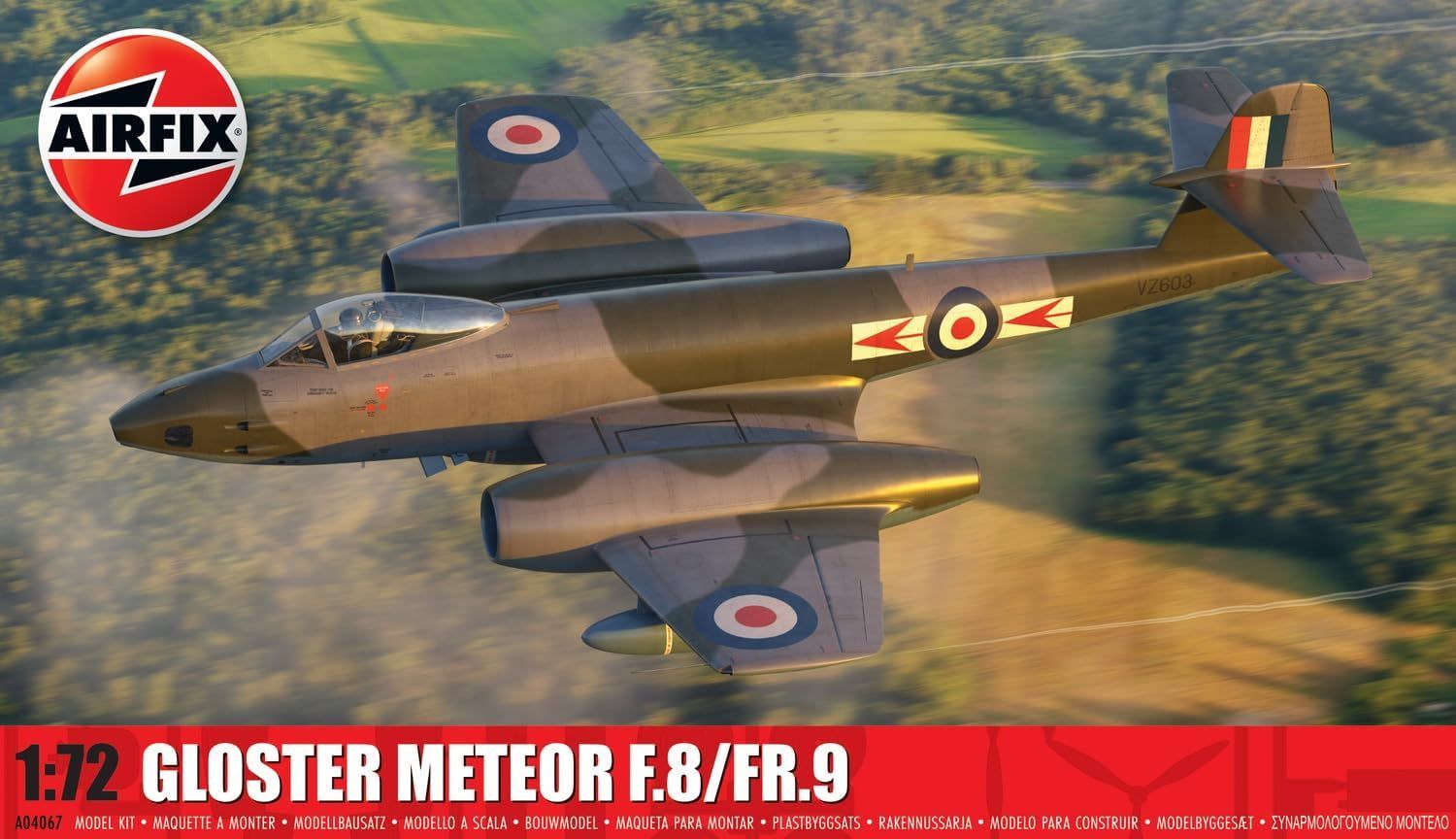 Gloster Meteor F.8/FR.9 in 1:72 / A04067