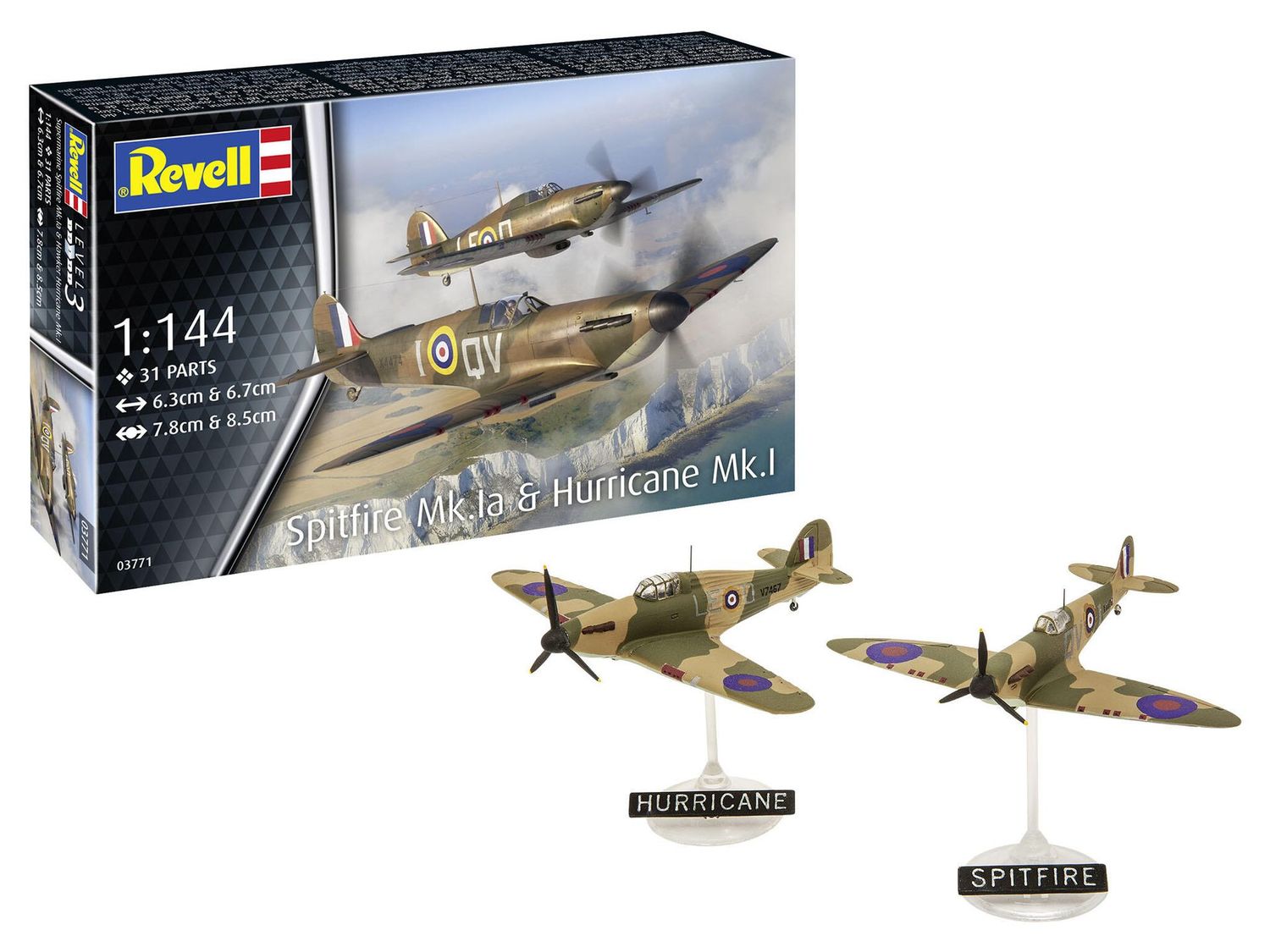 Spitfire & Hawker Hurricane / 1:144