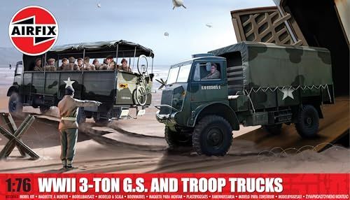 3-ton 4x4 General Service & Troop Trucks in 1:76 / A03306A