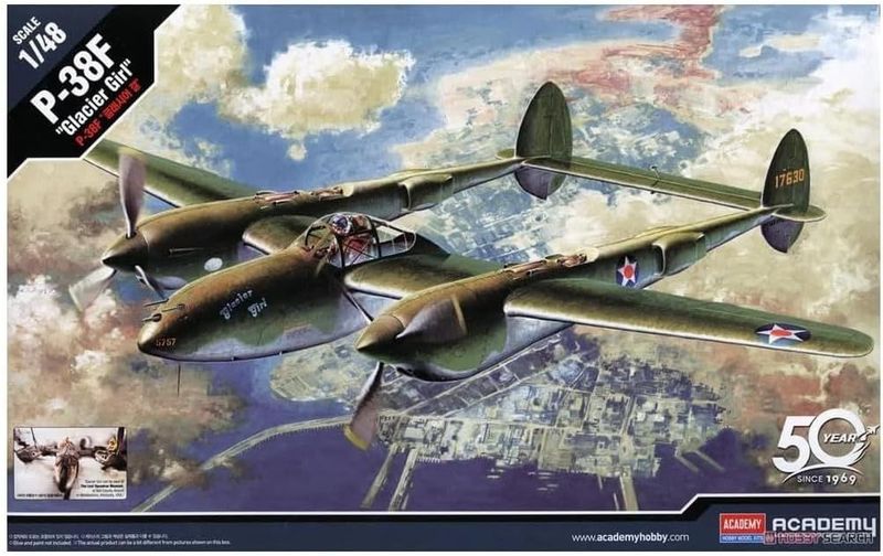 P-38F Lightning Glacier Girl in 1:48 / 12208 P-38F Lightning Glacier Girl in 1:48 / 12208