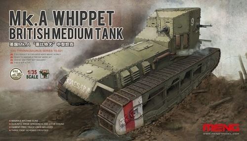 British Medium Tank Mk.A Whippet in 1:35 / TS-021 British Medium Tank Mk.A Whippet in 1:35 / TS-021