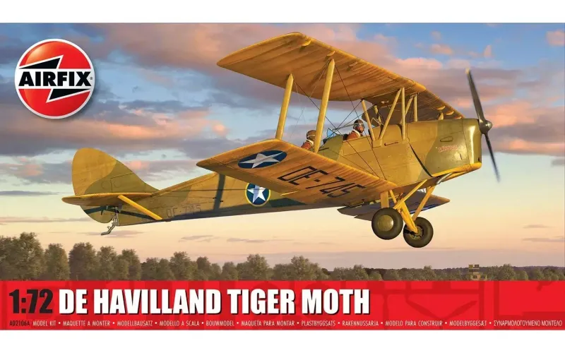 De Havilland Tiger Moth in 1:72 / A02106A De Havilland Tiger Moth in 1:72 / A02106A